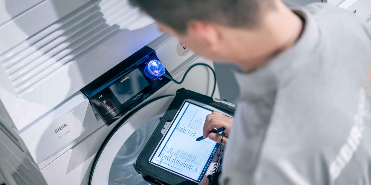 SIBIR device check with inspection tool